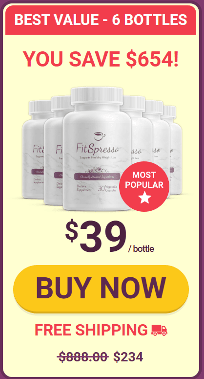 fitspresso 6 bottles price
